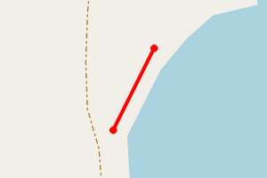 Map showing Mullock Bay