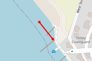 Map showing Selsey (West Street)