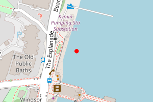 Map showing Penarth
