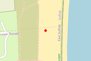 Map showing Sizewell