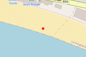 Map showing St Brelade's Bay