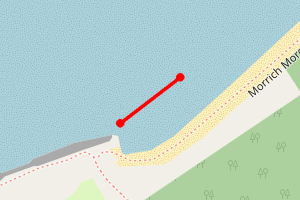 Map showing Tain Links