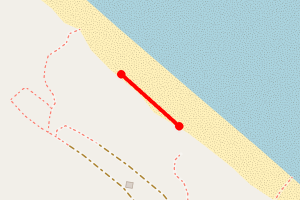 Map showing Reighton Sands North