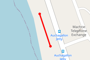 Map showing TAP (SIF) Machrie Beach