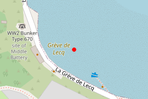 Map showing Greve de Lecq