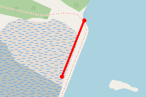 Map showing Suffolk Yacht Harbour