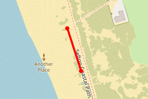 Map showing Crosby Harbour Road