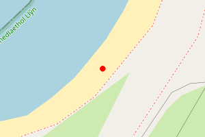 Map showing Porth Oer (Whistling Sands) Middle