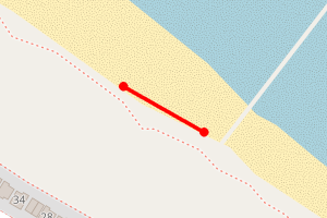 Map showing Steetley Pier