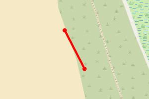 Map showing Nature Reserve (Red Rocks)