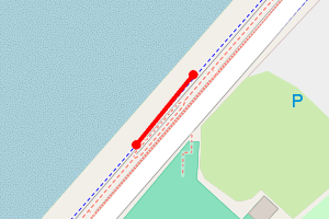 Map showing Funfair (Southport Beach)