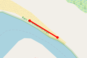 Map showing Tonfanau