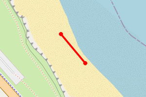 Map showing Marsden Bay North