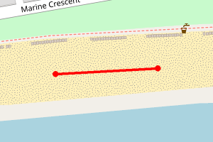 Map showing Goring-by-Sea - East Banstead Close