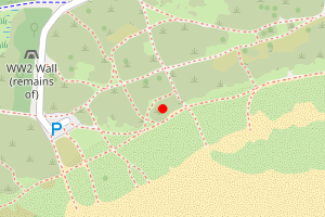 Map showing Par Sands West