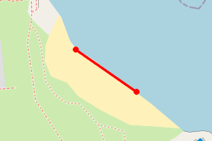Map showing Amble - Sea View