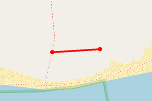 Map showing Aberdyfi East