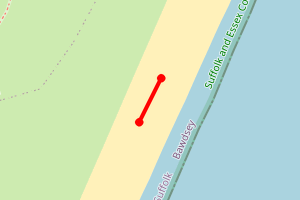Map showing Alderton