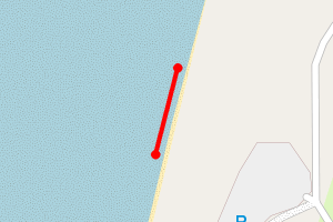Map showing Northam Burrows section 1