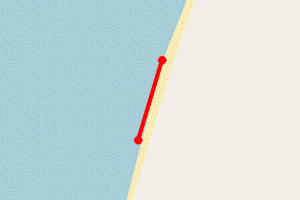 Map showing Northam Burrows section 6