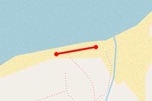 Map showing Luskentyre Beach