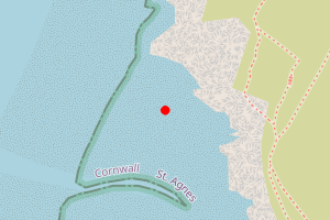 Map showing Chapel Porth