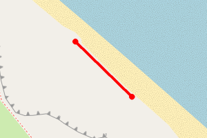 Map showing Reighton Rocks