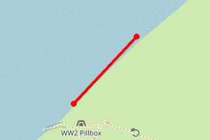 Map showing Hayle North Lifeguard Station