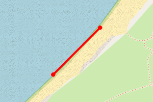 Map showing Sennen Cove North