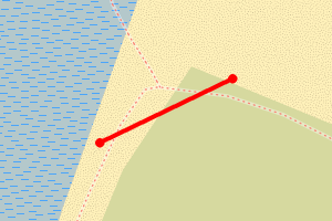 Map showing Whiteford Sands, Gower