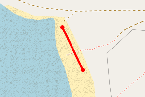 Map showing Calgary Bay