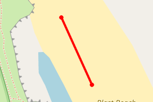 Map showing Blast Beach: Co. Durham