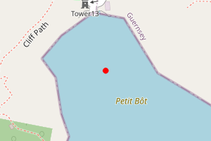 Map showing Petit Bot
