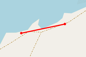 Map showing Cairnbulg (West)