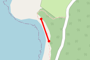 Map showing Creagan Beaga