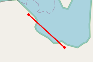 Map showing Un-named beach, Sound of Jura