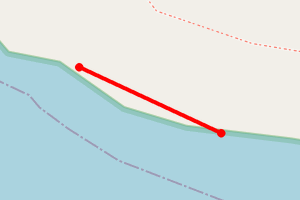 Map showing Slaggan Rocky Shoreline 5