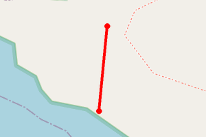 Map showing Slaggan Rocky Shoreline 6