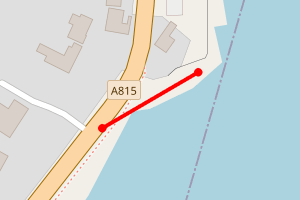 Map showing Kirn Shops South