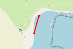 Map showing Cullernose point  NE66 3TW.