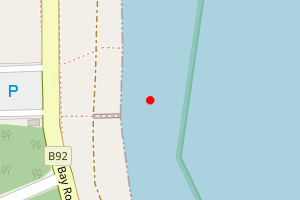 Map showing Cushendun