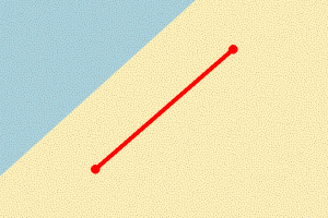 Map showing Scarista beach