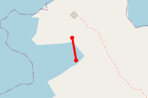 Map showing Ardtreck Lighthouse - Skye