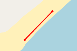 Map showing Crossapol - Balinoe - Tiree