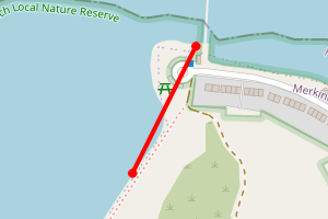 Map showing Merkinch Nature Reserve