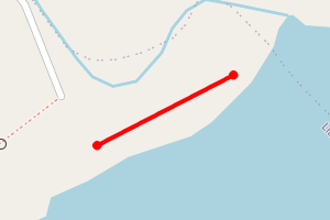 Map showing Afonwen
