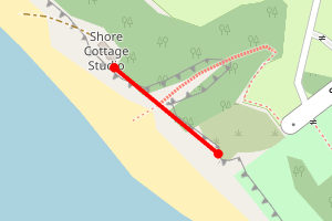 Map showing Thurstaston (Dee Estuary)