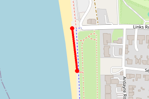 Map showing Prestwick Section 2