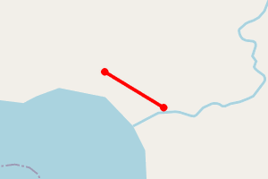 Map showing Torabhaig - Knock Bay - Isle of Skye