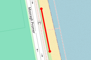 Map showing Ramsey Beach South